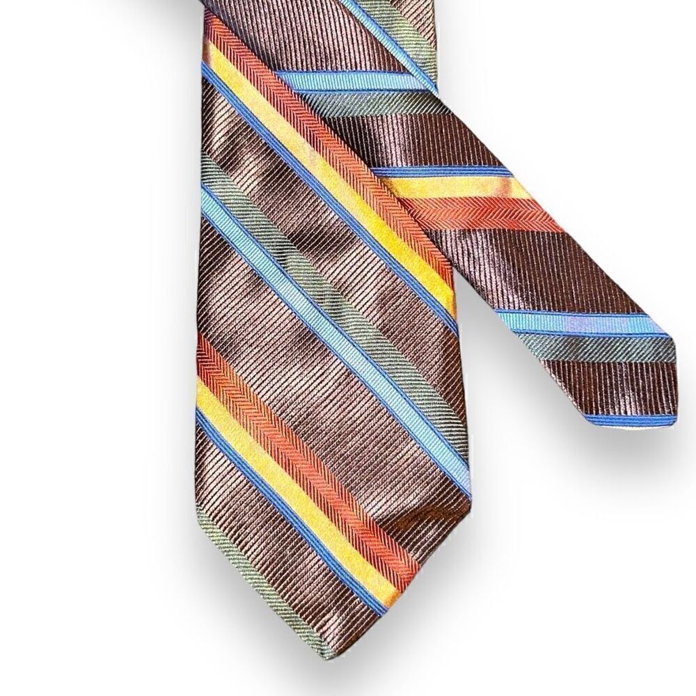 Robert Talbott Best in Class Handmade in USA Rep Stripe Tie